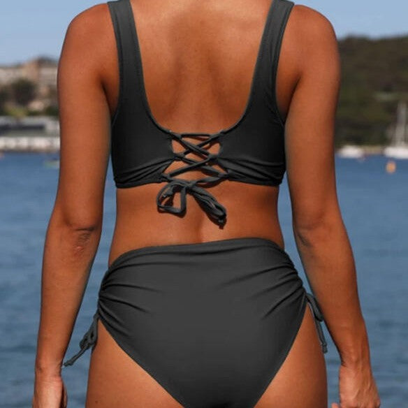 Bikini z Wiązaniem z Przodu Twist Front