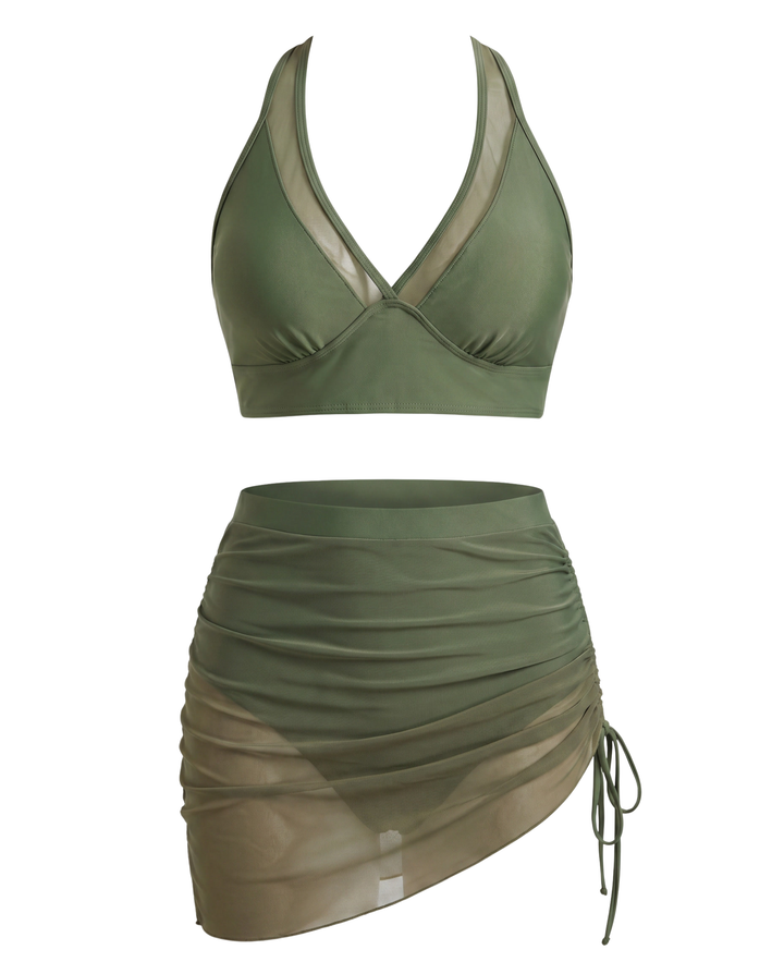 Drawstring Bikini Set