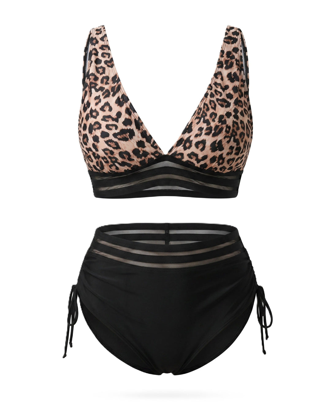 Bikini Cat Eye z Nadrukiem w Panterę