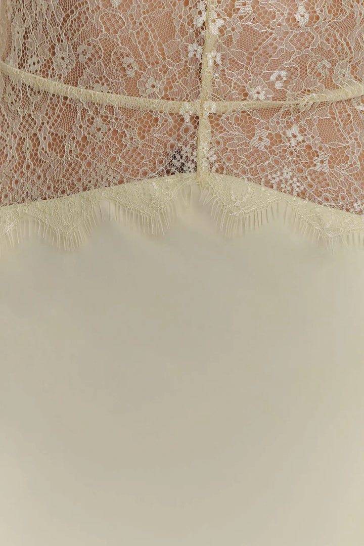 Sukienka maxi Elara Satin Lace