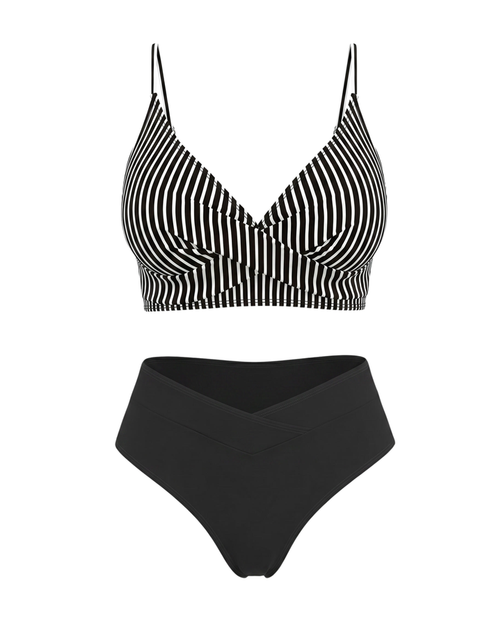 Komplet Bikini w Jednolitym Kolorze