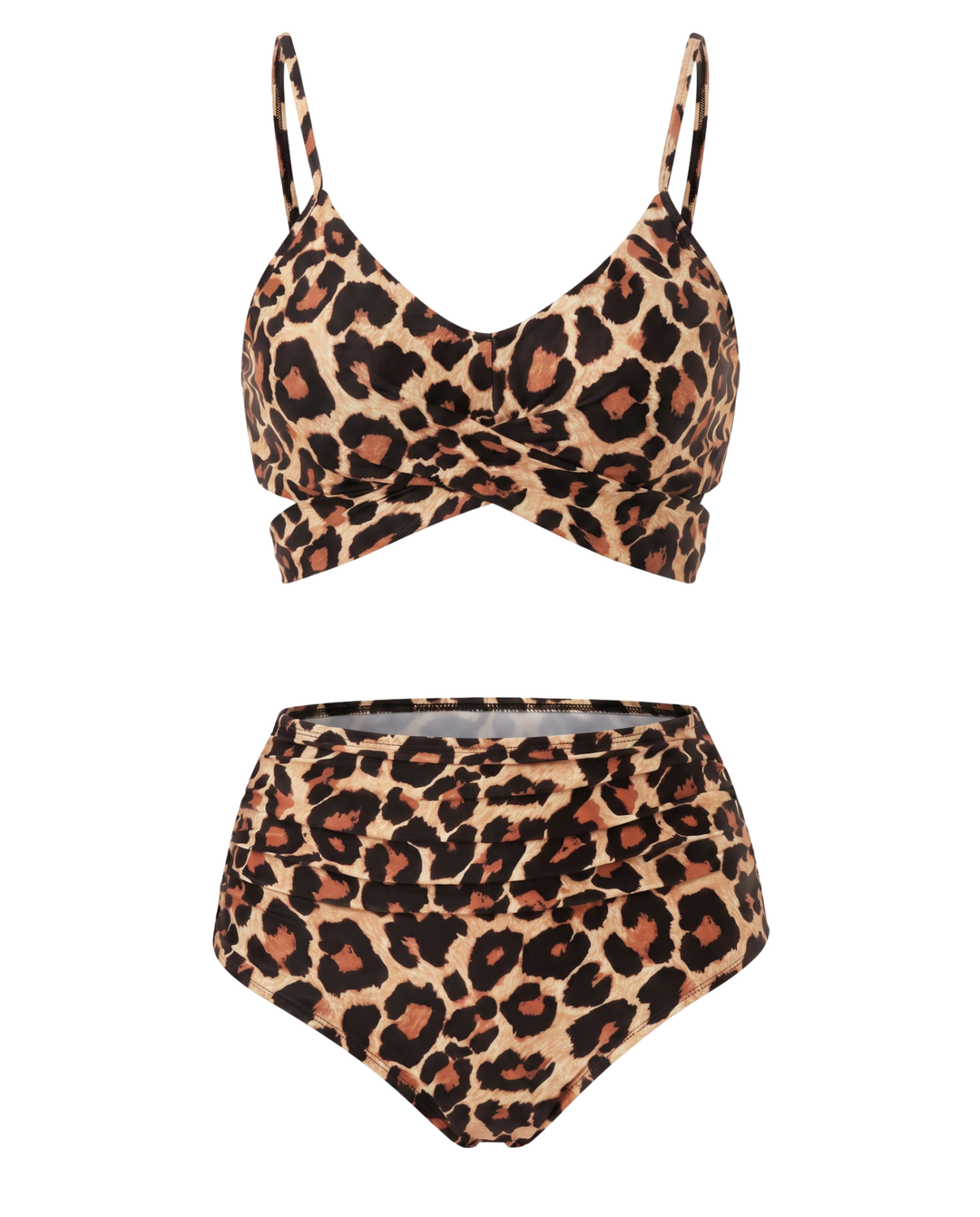 Print High Waist Bikini