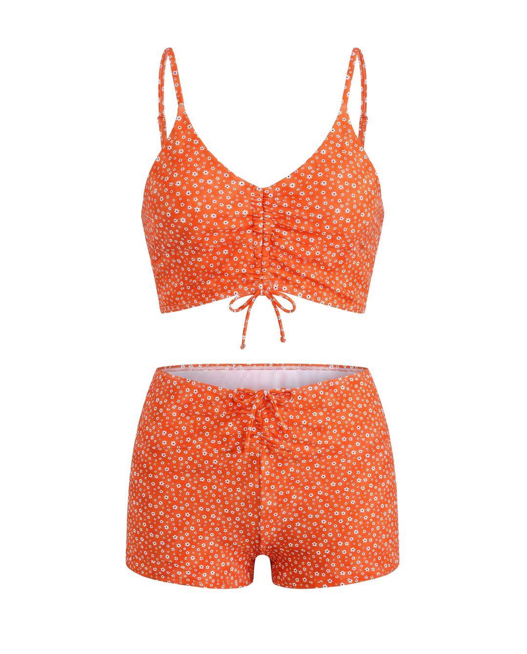 Print Flat Strap Bikini