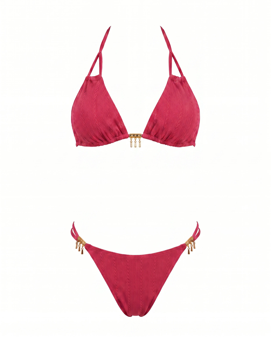 Colorblock Bikini Set
