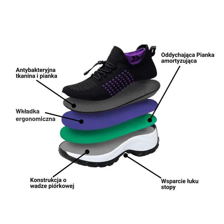Orto ergonomiczne buty łagodzące ból