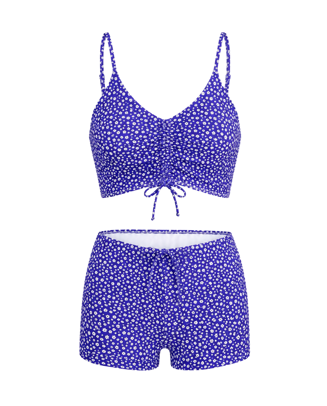 Print Flat Strap Bikini