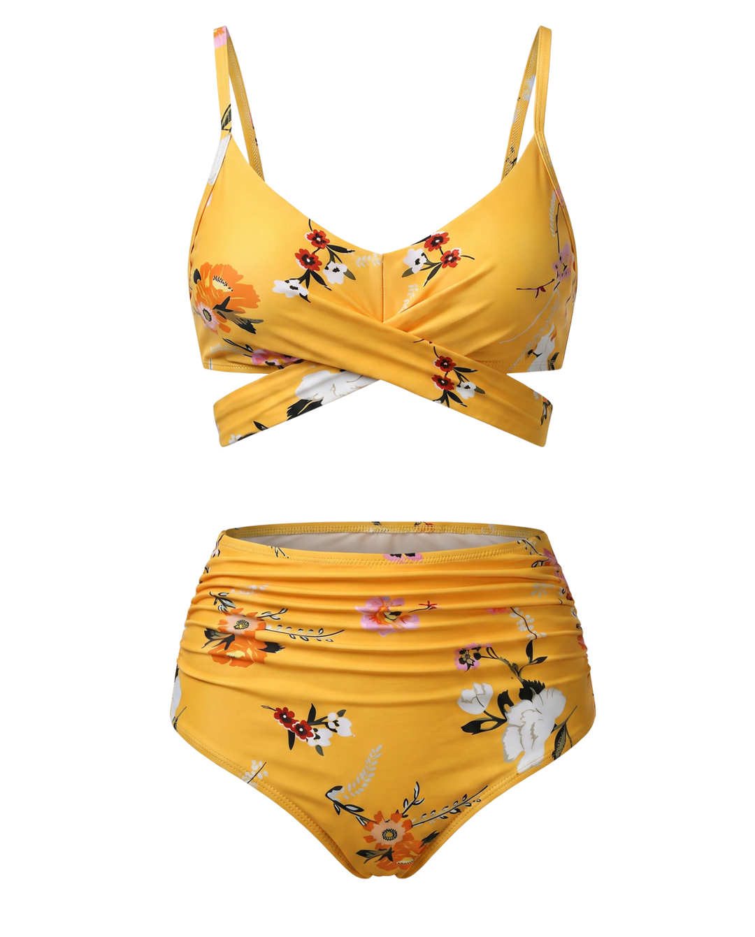 Print High Waist Bikini