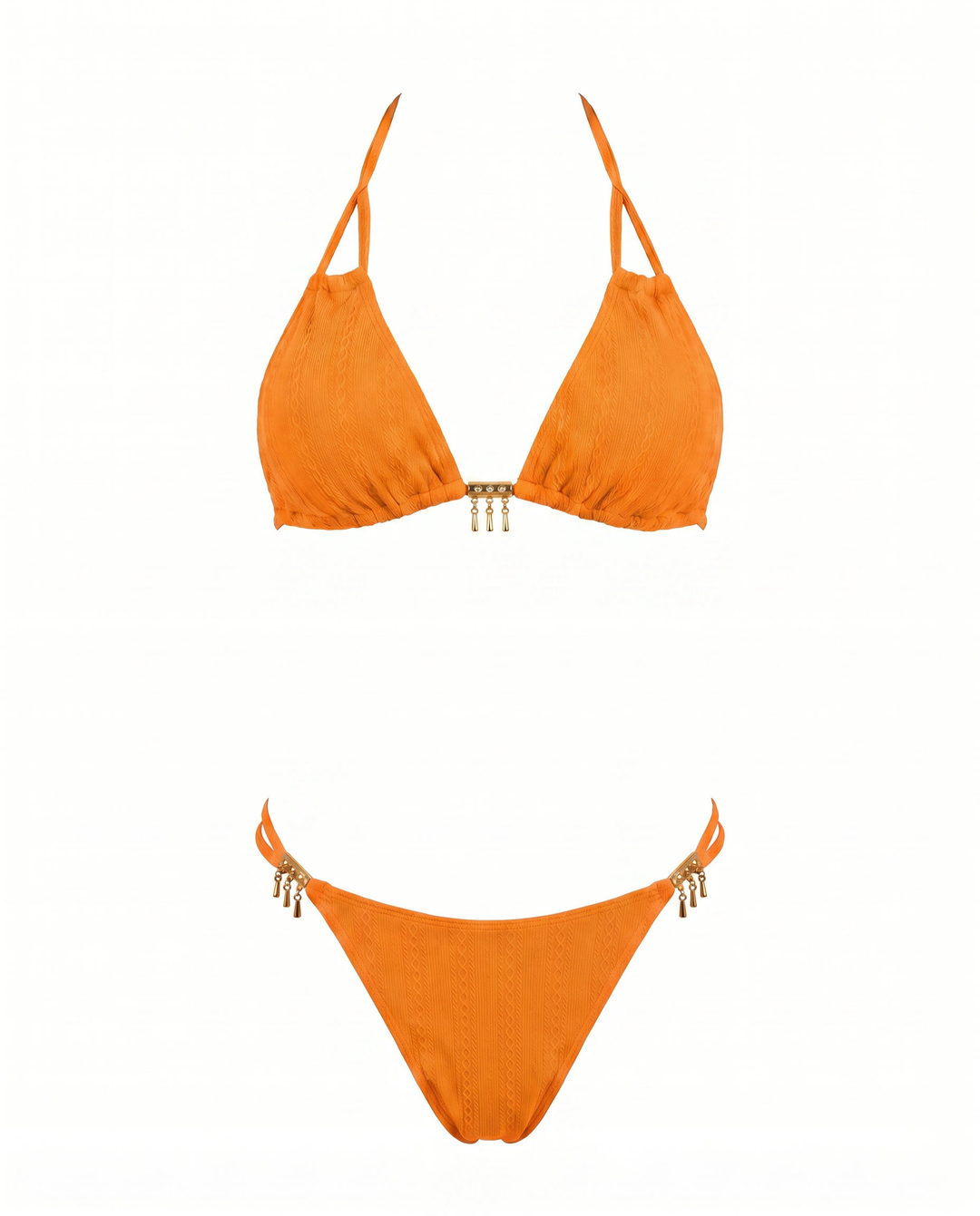 Colorblock Bikini Set