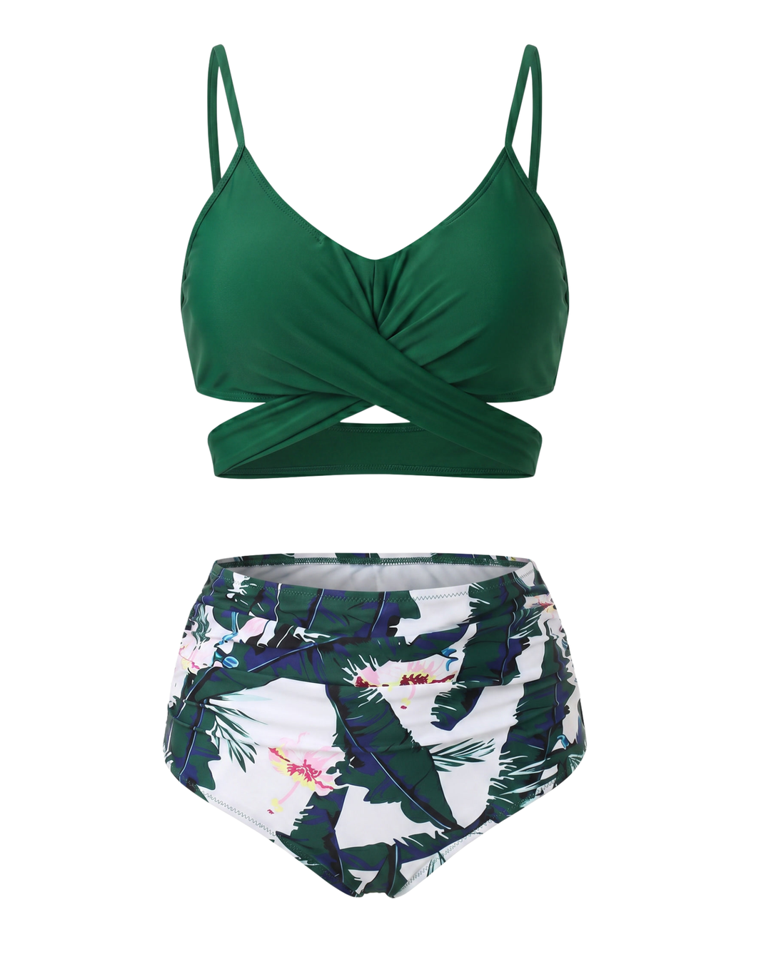 Print High Waist Bikini