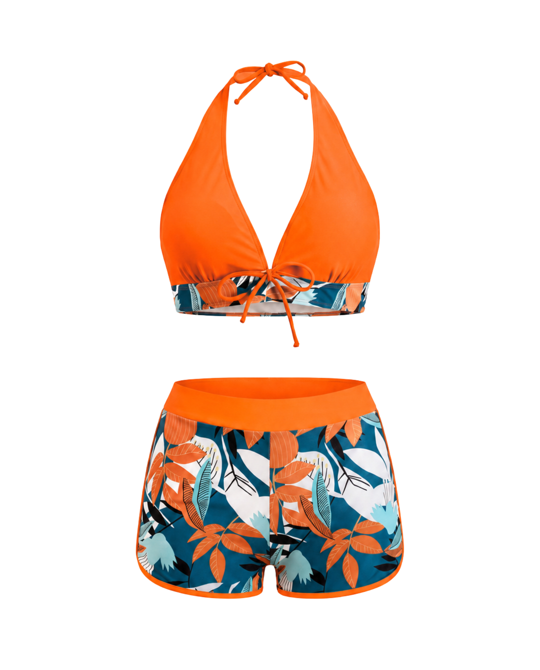 Halterneck One-Piece Swimsuit