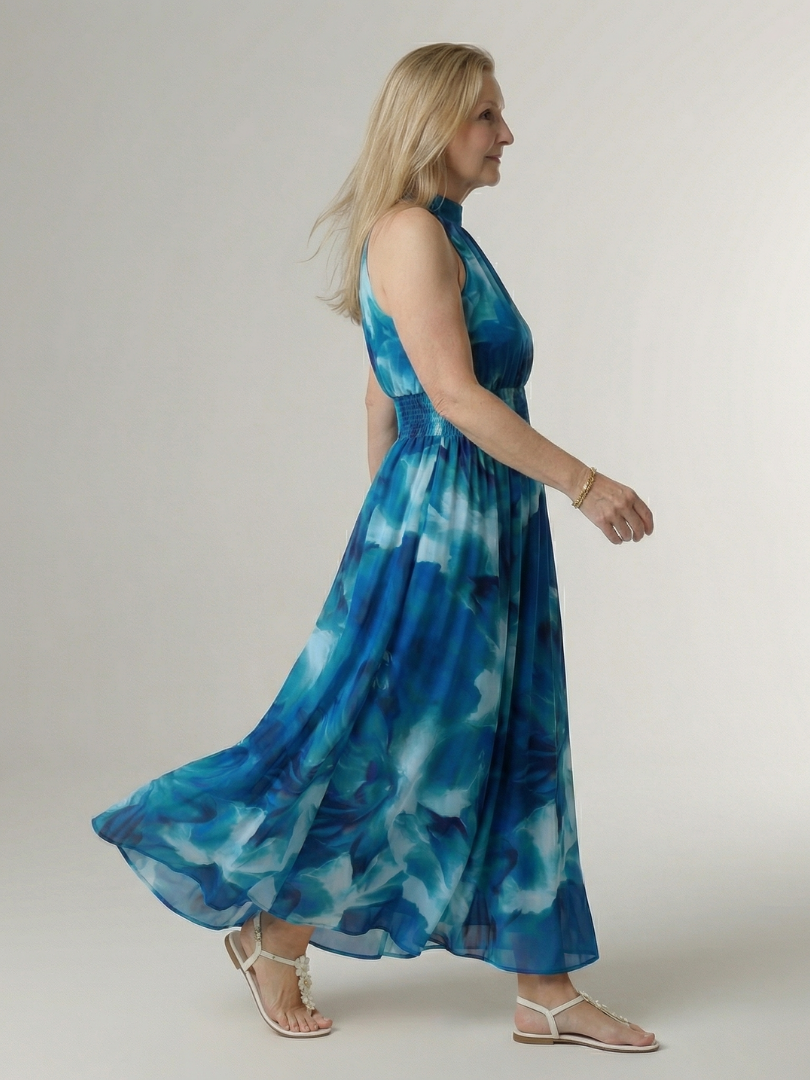 Martyna | Sukienka Midi Halter