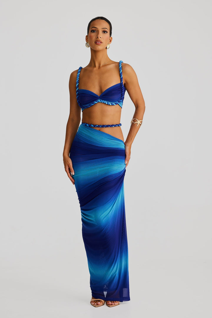 Zahria | Elegancka sukienka dwuczęściowa