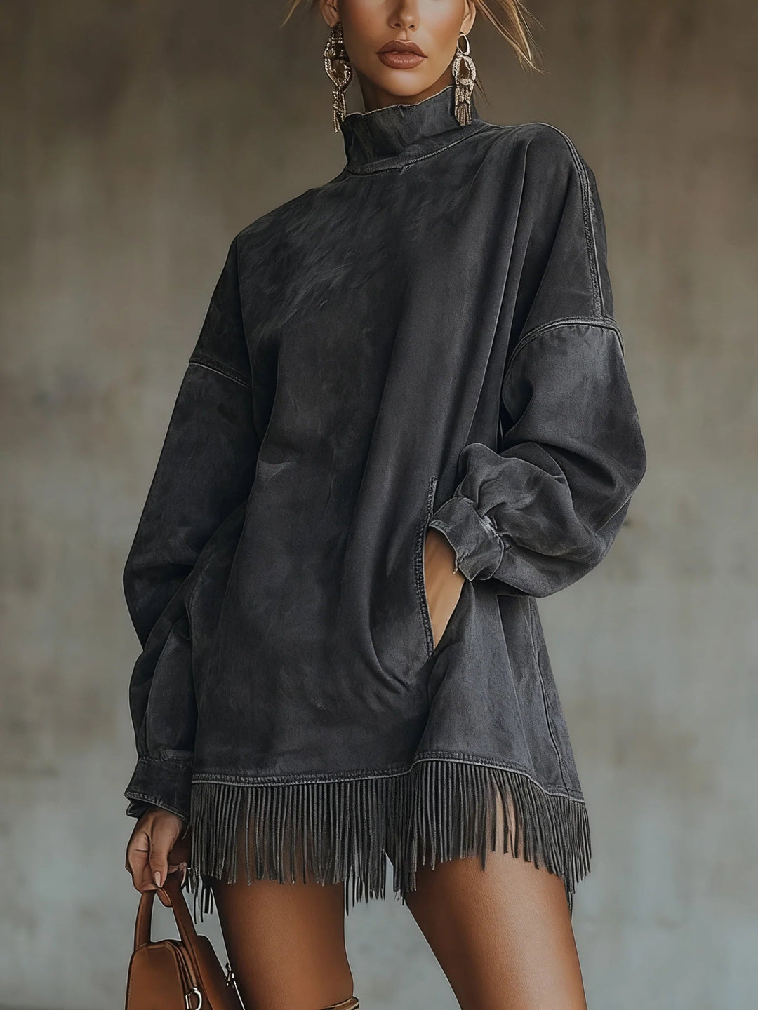 Tia | Sukienka suede