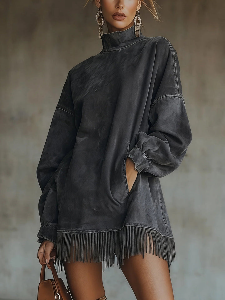Tia | Sukienka suede
