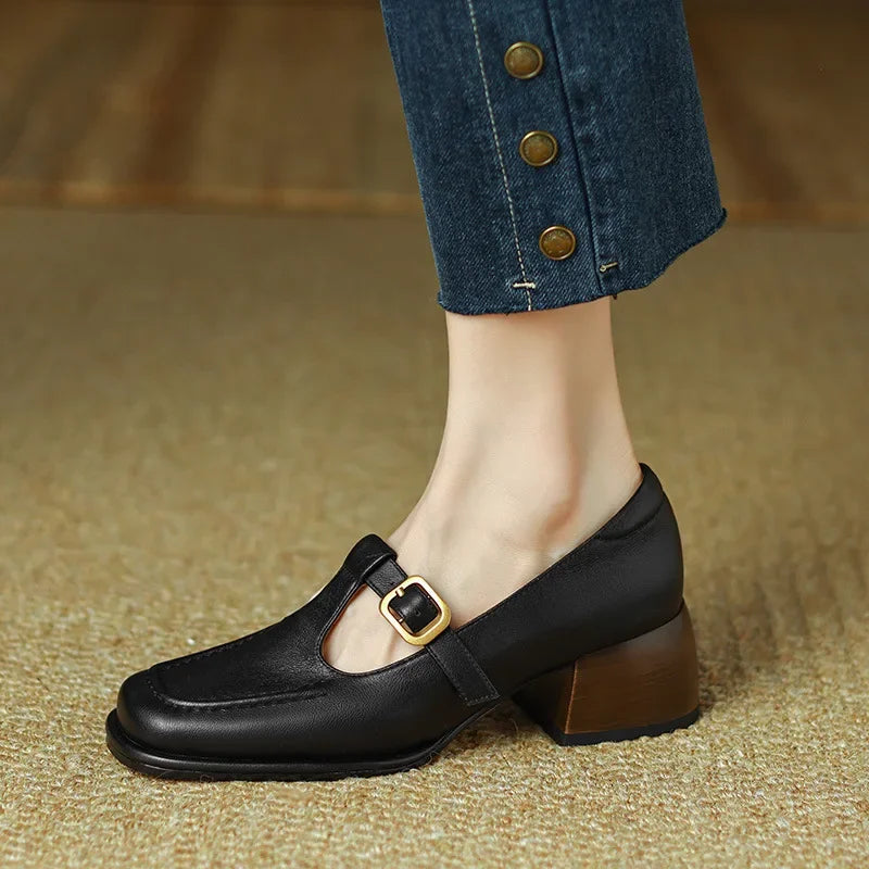 Patrycja | Orthopedic T-Strap Shoes