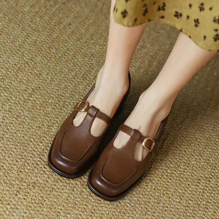 Patrycja | Orthopedic T-Strap Shoes