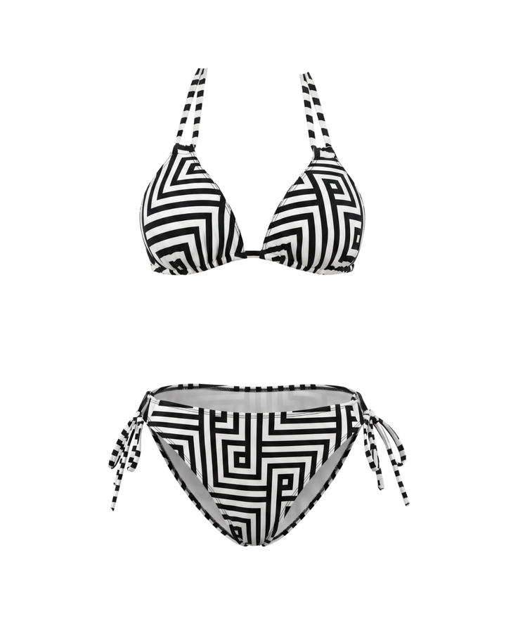 Bikini z Mieszanymi Nadrukami Print Mix