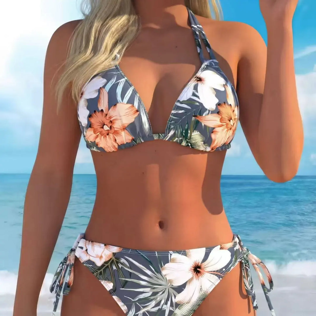 Bikini z Mieszanymi Nadrukami Print Mix